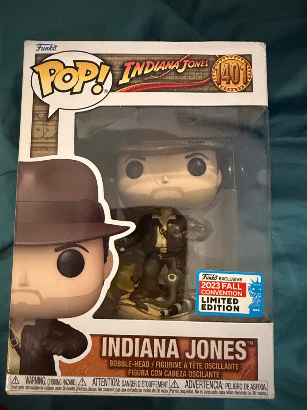 Funko Indiana Jones Pop! Figure - Brown, Tan